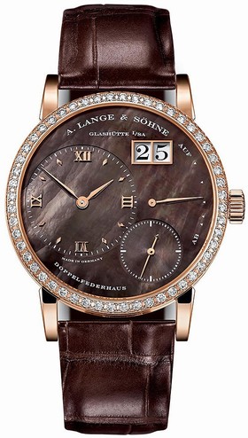 A. Lange and Sohne Little Lange 1 Soiree 18K Rose Gold Diamond Ladies Watch 813.043