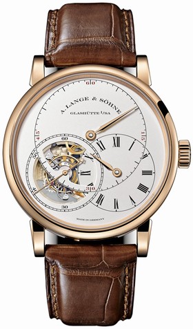 A. Lange and Sohne Richard Lange Tourbillon 18K Rose Gold Men's Watch 760.032