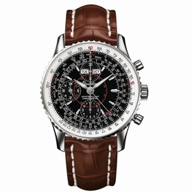 Breitling Montbillant Datora Black / Brown Alligator (A2133012.B571.737P)