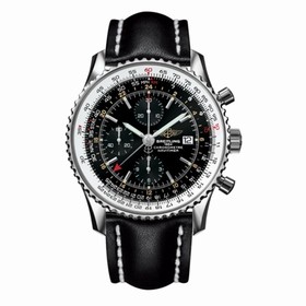 Breitling Navitimer World Black / Black Calf (A2432212.B726.441X)