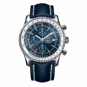Breitling Navitimer World Blue / Calf (A2432212.C651.101X)