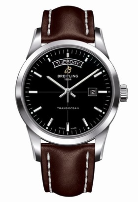 Breitling Transocean Day & Date Black / Calf (A4531012.BB69.438X)