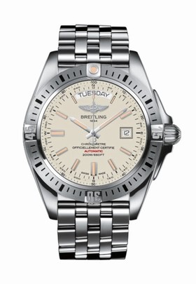 Breitling Galactic 44 Silver (A45320B9.G797.375A)