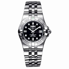 Breitling Galactic 30 Black / Diamond / Bracelet (A71340L2.BA14.368A)