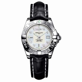 Breitling Galactic 32 MOP / Diamond / Black Alligator (A71356L2.A708.777P)
