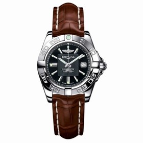 Breitling Galactic 32 Black / Brown Alligator (A71356L2.BA10.778P)