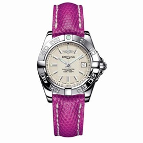 Breitling Galactic 32 Silver / Blue Teju (A71356L2.G702.136Z)
