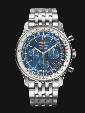 Breitling Navitimer 01 46mm Aurora Blue / Bracelet (AB012721.C889.443A)