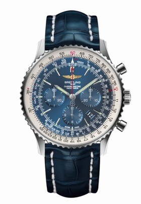 Breitling Navitimer 01 46mm Aurora Blue / Alligator (AB012721.C889.746P.A20BA.1)