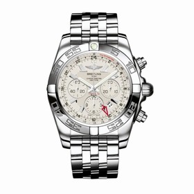 Breitling Chronomat GMT Silver / Bracelet (AB041012.G719.383A)