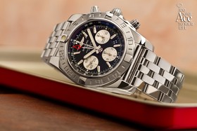 Breitling Chronomat 44 GMT Black / Bracelet (AB042011.BB56.375A)