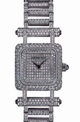 Audemars and Piguet Deva Diamond Pave Dial 18kt White Gold Ladies Watch 67424BCZZ1204BC01