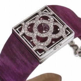 Audemars Piguet Danae Plum Dial Diamond Satin Ladies Watch 67489BCZZA069MR01