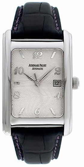 Audemars Piguet Edward Piguet 18kt White Gold Black Men's Watch 15121BC.OO.A002CR.01