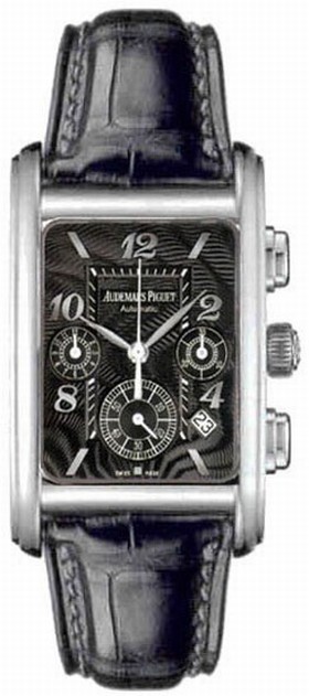 Audemars Piguet Edward Piguet 18kt White Gold Black Men's Watch 25987BC.OO.D002CR.01