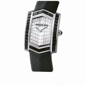 Audemars Piguet Facettes Black Sapphire 18 kt White Gold Ladies Watch 67492BC.XX.A004SU.01