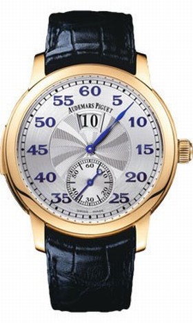 Audemars Piguet Jules Audemars Jumping Hour Silver Dial Men's Watch 26151OROOD002CR02