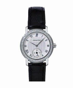 Audemars Piguet Jules Audemars Manual Wind Diamond White Gold Ladies Watch 77209BC.ZZ.A001CR.01