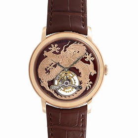 Audemars Piguet Jules Audemars Red Dragon Dial 18K Rose Gold Men's Watch 26569OR.OO.D088CR.02