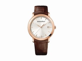 Audemars Piguet Jules Audemars Silver Dial 18kt Rose Gold Men's Watch 15170OR.OO.A809CR.01