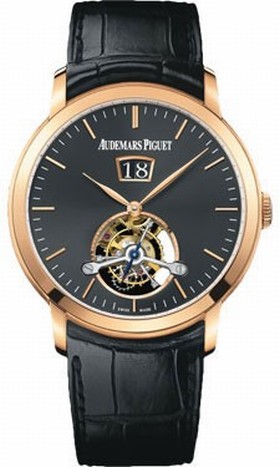 Audemars Piguet Jules Audemars Tourbillion Black Dial Men's Watch 26559OROOD002CR01
