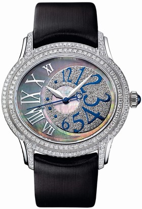 Audemars Piguet Ladies Millenary Automatic Diamond Black Mother of Pearl Ladies Watch 77303BC.ZZ.D007SU.01