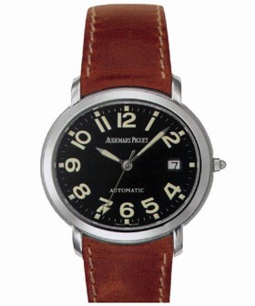Audemars Piguet Millenary Black Dial Brown Leather Men's Automatic Watch 15016STOOD080VS01