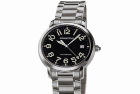 Audemars Piguet Millenary Black Dial Stainless Steel Automatic Men's Watch 15049STO1136ST01