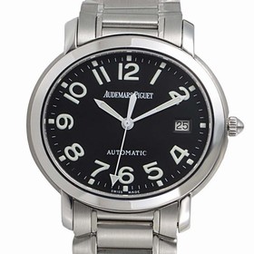 Audemars Piguet Millenary Black Dial Steel Men's Watch 15049STOO1136ST01