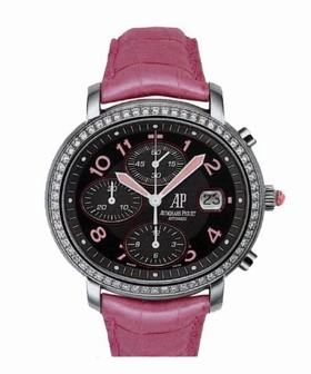 Audemars Piguet Millenary Chronograph Automatic Diamond Ladies Watch 26018ST.ZZ.D078CR.01