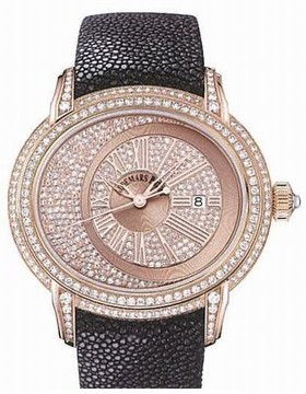 Audemars Piguet Millenary Diamond Pave Automatic Rose Gold Men's Watch 15330OR.ZZ.D001GA.01