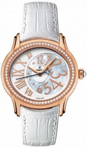 Audemars Piguet Millenary Mother of Pearl Diamond Ladies Watch 77301OR.ZZ.D015CR.01