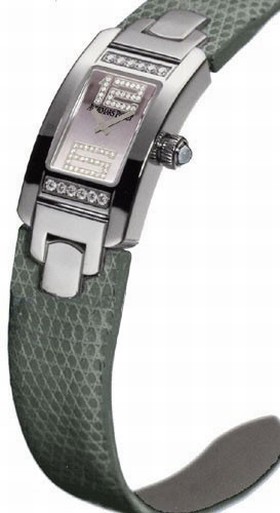 Audemars Piguet Promesse Diamond White Gold Grey Leather Ladies Watch 67461BC.Z.A002LZ.02