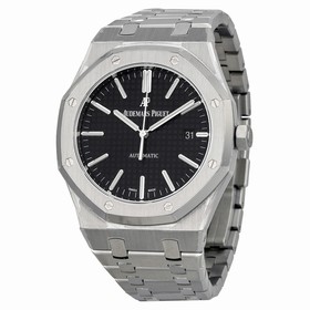Audemars Piguet Royal Oak Black Dial Stainless Steel Bracelet Men's Watch 15400STOO1220ST01