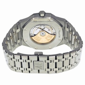 Audemars Piguet Royal Oak Black Dial Stainless Steel Bracelet Men's Watch 15400STOO1220ST01