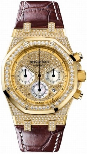 Audemars Piguet Royal Oak Chrono Diamond Men's Watch 26068BA.ZZ.D088CR.01