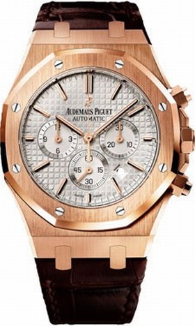 Audemars Piguet Royal Oak Chronograph Automatic 18 kt Rose Gold Men's Watch 26320OR.OO.D088CR.01