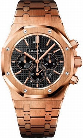 Audemars Piguet Royal Oak Chronograph Black Dial Men's Watch 26320OROO1220OR01