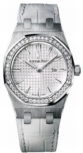 Audemars Piguet Royal Oak Diamond Stainless Steel Ladies Watch 67651ST.ZZ.D010CR.01