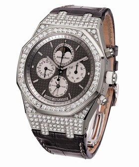 Audemars Piguet Royal Oak Grande Complication Diamond and White Gold Men's Watch 25990BC.ZZ.D005CR.01
