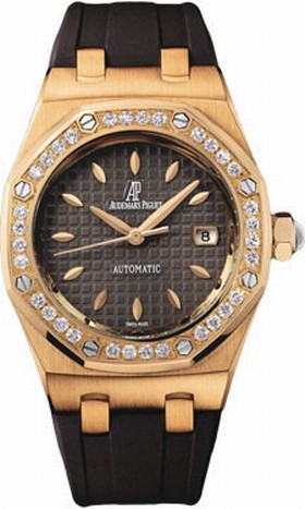 Audemars Piguet Royal Oak Lady Automatic Rose Gold Diamond Ladies Watch 77321OR.ZZ.D080CA.01.A