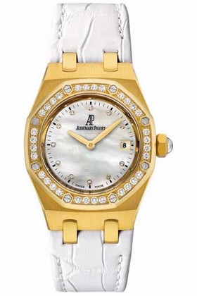 Audemars Piguet Royal Oak Mother of Pearl Diamond Ladies Watch 67601BAZZD012CR03