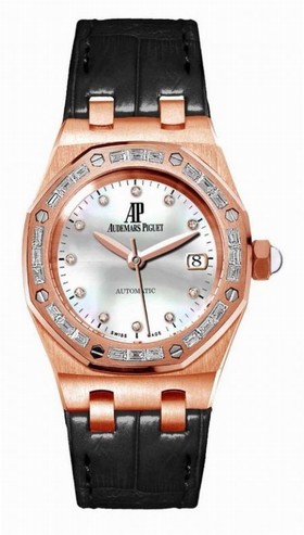 Audemars Piguet Royal Oak Mother of Pearl Diamond Ladies Watch 77331OR.ZZ.D002CR.01