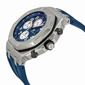 Audemars Piguet Royal Oak Offshore Blue Dial Chronograph Men's Watch 26470STOOA027CA01