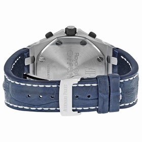 Audemars Piguet Royal Oak Offshore Blue Leather Strap Men's Watch 26170STOOD305CR01