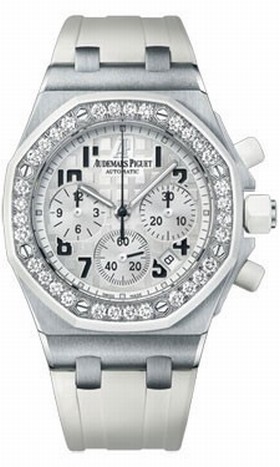Audemars Piguet Royal Oak Offshore Diamond Bezel Chronograph Men's Watch 26048SK-ZZ-D010CA-01