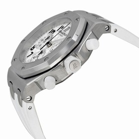 Audemars Piguet Royal Oak Offshore White Rubber Strap Chronograph Watch 26283ST-OO-D010CA-01