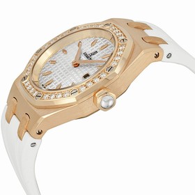 Audemars Piguet Royal Oak Silver Dial Ladies Watch 67621ORZZD010CA01