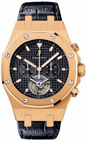 Audemars Piguet Royal Oak Tourbillon Chronograph 18 kt Rose Gold Men's Watch 25977OR.OO.D002CR.01