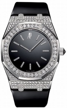 Audemars Piguet Royal Oak Tuxedo Diamond Men's Watch 15154BC.ZZ.D004CU.01